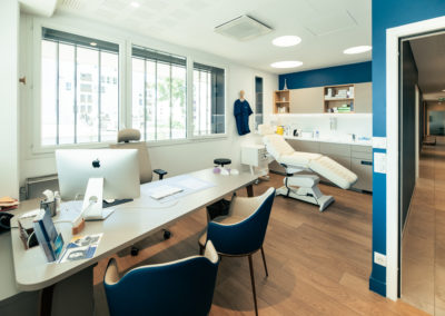Salle de consultation du centre esthétique CELEST à Lyon-Villeurbanne