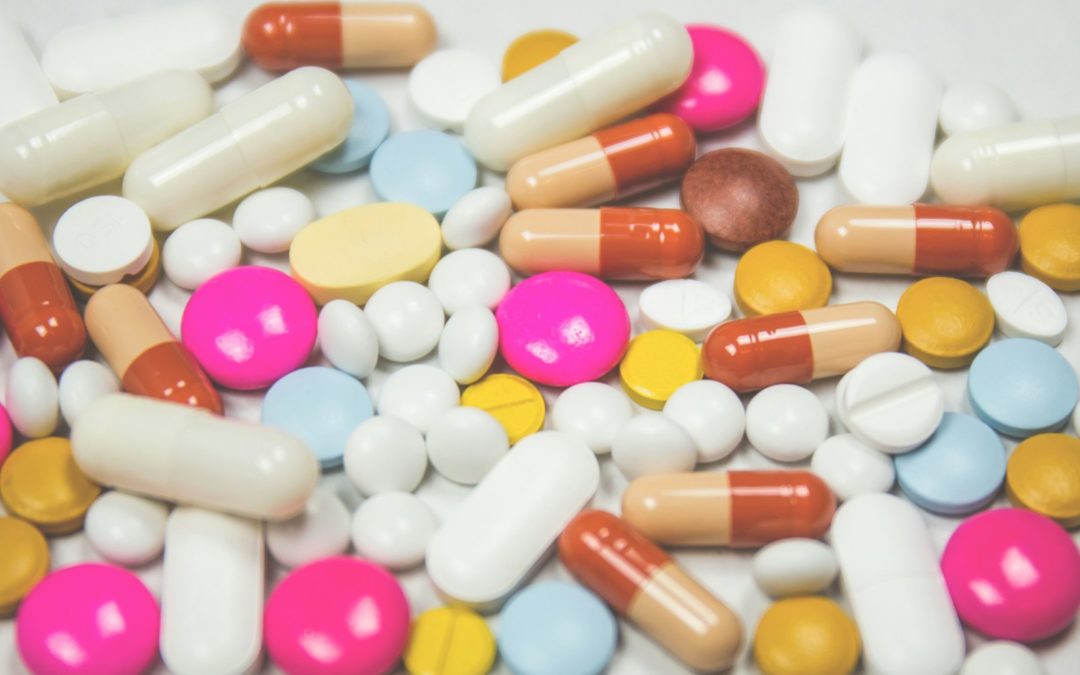 assorted medication tables and capsules